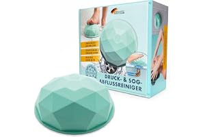 DEKADOME Abfluss-Pömpel für Dusche & Waschbecken | Kompakter Abflussreiniger zum Vorbeugen & Lösen von Versto…