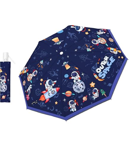 3D-Elefanten-Kinderschirm Mit Einklemmschutz – 70 Cm Durchmesser, 220 G Leicht, Ideal Für Mädchen & Jungen