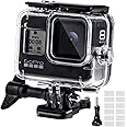 REDTRON Waterproof Housing Case for GoPro Hero 8, 60M Diving Protective Housing Shell for Gopro Hero 8 Black Action Camera, Underwater Waterproof Protective Case