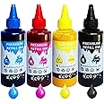 ECVV Sublimation Ink Refilled for Epson C88 C88+ WF7720 ET2720 WF7710 ET2650 ET2750 WF2750 WF3620 Printer(1Black 1Cyan 1Magenta 1Yellow,4-Pack)