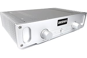 BRZHIFI A1S Reiner Class A Verstärker 20W×2 2.0 Kanal HiFi Stereo Audio Endverstärke (Silber)