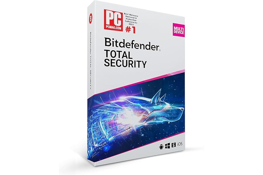 Bitdefender Total Security 3 Geräte | 1 Jahr | Android/Windows/Mac/iOS