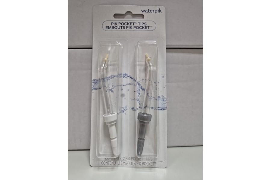 Waterpik PRE006 Pik Pocket Tip, Color May Vary (Pack of 2)