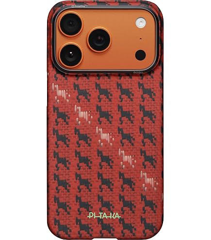 Pitaka MagEZ Case 5 for iPhone 15 Pro, 6.1'', Sunset - Aramid