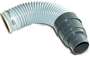 Haus & Dach Dunstrohranschluss, Entlüftungsrohr, Belüftungsrohr, Lüftungsschlauch, Anschlussschlauch, flexibler Schlauch, inkl. Schelle
