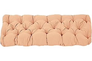 Ambientehome Coussin REMBOURRÉ pour Banc de Jardin/TERRASSE á 2 Places env.120 x 50 x 8 cm Beige!!