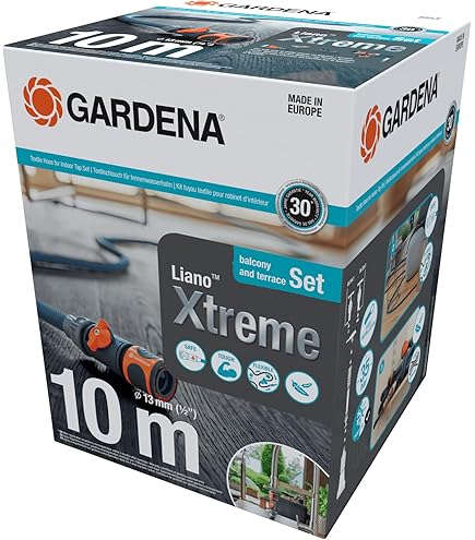 GARDENA Set Espositore Tubo Liano™ Life 10 M – Resistente UV E Gelo, Con Connettori Originali - 5