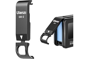ULANZI Select G9-2 Housse de Protection pour Gopro Hero 9/10 Noir, Batterie De Charge Porte Vlog Accessoire pour Go Pro 9 10 Action Cam