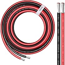 Electrical Wire 10 AWG 10 Gauge Silicone Wire Hook Up Wire Cables 20 Feet