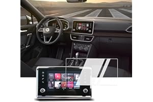 BIXUAN 20 cm do Seat Tarraco 2019-2022+ System Plus nawigacja folia ochronna na wyświetlacz przezroczysta, szkło hartowane 9H, ochrona folia ochronna GPS nawigacja