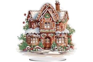 Snugeasy Christmas Diamond Painting Kits 5D DIY Diamond Art Kits Christmas for Adults Kids Diamond Painting Christmas Ornaments Christmas Crafts Family Decor (#3)