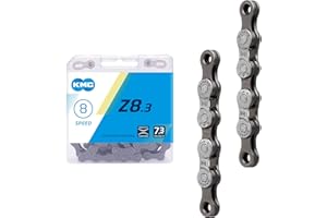 AIKYA Z8.3 - Catena per Bicicletta a 7/8 velocità, 1/2" x 3/32" 116 Maglie, MTB Z7 Aggiornamento