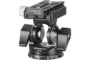 Sunwayfoto DT-03S Arca/RRS Compatible 2 Way Tilt Head + 60mm QR Plate for Tripod/Monopod