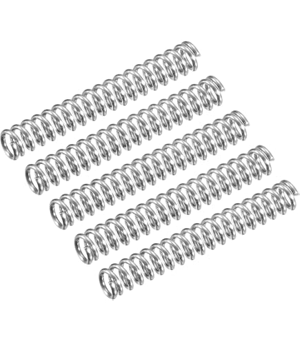 4 Ressorts De Compression 305mm | Diamètre Extérieur 24mm, Fil 2mm | Pour Mécanique Et Bricolage