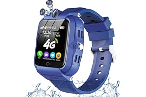 DDIOYIUR Bambini Smartwatch 4G GPS con WIFI, Chat Video, Bluetooth, SOS,SMS,Telefono,Chat Vocale,Pedometro, Due telecamere, Musica. Orologio intelligente per bambini sono regali per ragazzi e ragazze