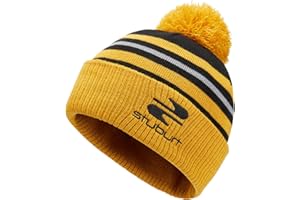 Stuburt Mens Noble Warm Autumn Winter Bobble Beanie Hat, Dijon