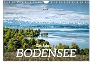 ‎CALVENDO Das Jahr am Bodensee (Wandkalender 2024 DIN A4 quer), CALVENDO Monatskalender