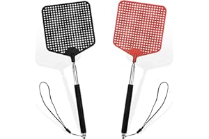 CONJURAIDE Pack of 2 Extendable Telescopic Fly Swatter Stable Mosquito Fly Swatter Fly Swatter Hand Fly Window Fly Trap Indoor Mosquito Swatter for Flies Mosquitoes Killing