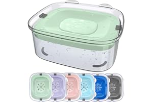 Heouvo Gamelle d'eau pour chien de 3 L anti-déversement, grande gamelle anti-déversement, recharge réduite, anti-éclaboussures, distributeur de désordre, anti-goutte, bol d'eau à boire lent pour