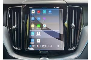 GAFAT Volvo XC40 XC60 XC90 V60 V90 S90 S60 C40 2017-2024 2025 8,7" Skärmskydd för Volvos infotainmentsystem Sensus Connect, Glas Skyddsfilm för 8,7" Display, Stötsäker, 9H-repskydd, Volvo Tillbehör