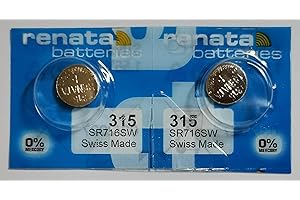 BEST PRICE SQUARE 2 x batterie orologio Renata senza mercurio 315 (SR716SW)