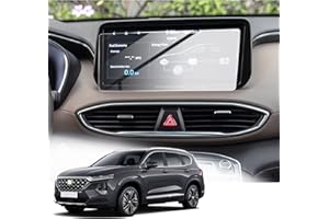 GAFAT Hyunda-i Santa Fe 2021 2022 Navigation Screen Protector, Tempered Glass Protective Film Santa Fe 2021 10.25 Inch GPS Navigation Film 9H Anti-Scratch Santa Fe 2021 2022 Accessories
