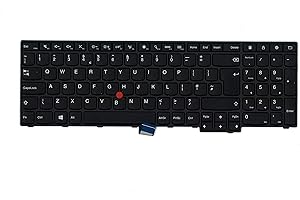 TellusRem replacement UK non-backlit keyboard for Lenovo Thinkpad E550 E560 E560c