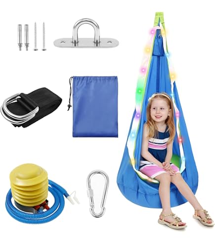 Chaise balançoire, balançoire pour enfants fauteuil suspendu, chaise de jardin chaise à bascule