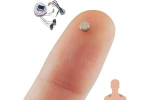 PingaOculto Oreillette Espion Ecouteur Mini Invisible pour Examen Nano Caché pour Telephone avec Microphone avec Bandes Adhésives - Casque sans Fil Discrete Ecoute à Distance (Oreillette Espion Nano)