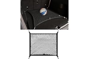 KKTR-CAR Filet à bagages élastique de style sol pour Tesla Model Y 2020-2025 - Organiseur et rangement de coffre de qualité supérieure - Filet à bagages pour Tesla Model Y