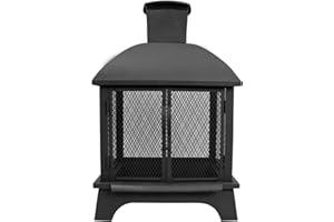 Landmann USA 25722 Redford Cheminée d'extérieur Noir
