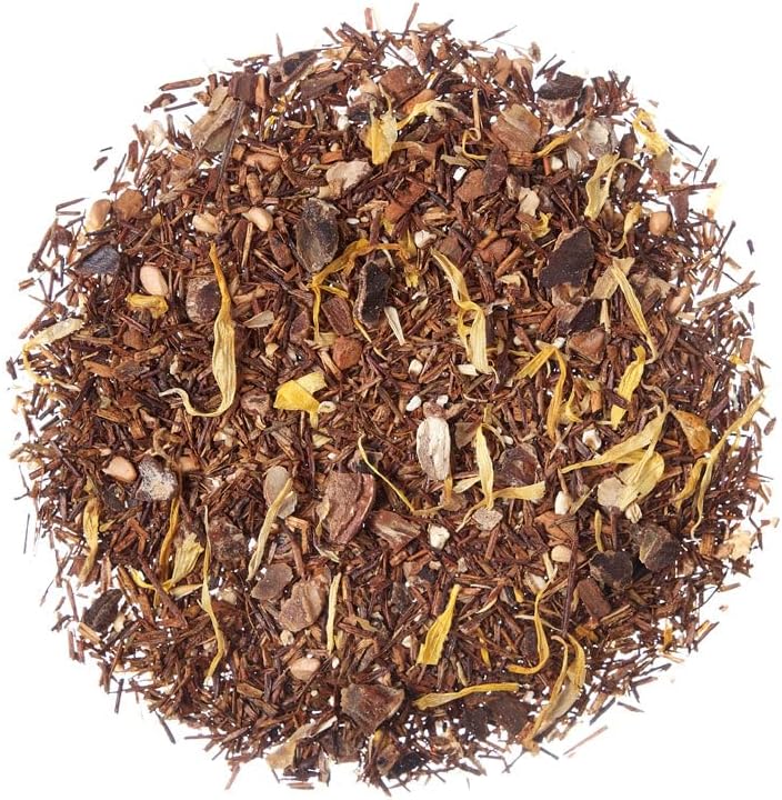 TEA SHOP - Rooibos Portuguese Delight 100g - 50 Tazas - Formato a Granel - En Hojas - Infusiones Sin Teína - Infusión Dulce y Cremosa - Isotónico y Revitalizante