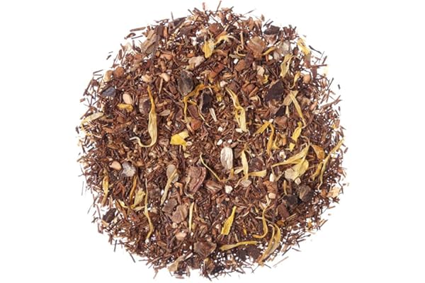 TEA SHOP - Rooibos Portuguese Delight 100g - 50 Tazas - Formato a Granel - En Hojas - Infusiones Sin Teína - Infusión Dulce y Cremosa - Isotónico y Revitalizante