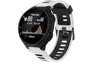 ANBEST Cinturino in Silicone per Garmin Forerunner 735XT/235/220/230/620/630 Cinturino Sportivo di Ricambio per Approach S20/S5/S6 Braccialetto Sostitutivo
