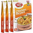 Tasty Nibbles Ready to Eat Chicken Biryani 300g [Pack of 3] | Open Heat & Eat | No Food Additives Added | Japanese Retort Technology