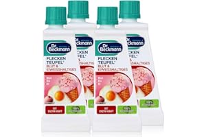 VINEEN Dr. Beckmann 4 x Stain Devil Blood & Protein Stain Remover, 20ml, Concentrated, Textile-Safe, Unperfumed, Enzyme-Free, for Delicate Fabrics