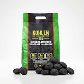 KOHLEN BioGlut 5 Kg BBQ K&ouml;m&uuml;r &ndash; BİO Yumurta Press-Uzun S&uuml;reli Yanma, Premium Mangal K&ouml;m&uuml;r&uuml;