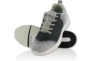 EMAX BOWLING SERVICE GMBH MAXIMIZE YOUR GAME EMAX - Chaussures de bowling Pro Bowl - Taktika - Chaussures de bowling pour homme et femme - Noir et blanc - Pointure 38,5 à 46