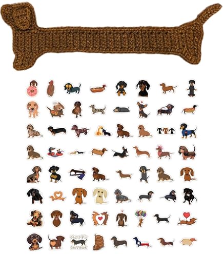 Marque-page Teckel Au Crochet, Fait à La Main Pour Femme, Marque-page En Forme De Teckel Mignon, Crochet Pour Femme, Amoureux De Livres, Enseignant