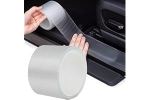 IGTOPS Pellicola protettiva universale per il soglio della porta dell'auto, per portiere, per battitacco (trasparente, 7 cm x 10 m)