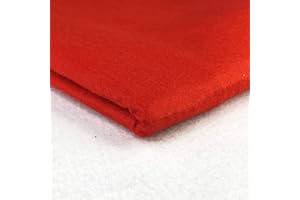 DISCOVER LIFESTYLE & FASHION FABRICS Red Craft Felt Fabric Premium Material for Art Sewing Festive Decorations DIY Art Decor Table wear | 60” – 150 cm Wide | Sold by The Metre