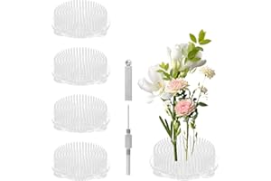 AABDTYYD Set Di 5 Flower Frog per Decorazione Floreale Ikebana Fiore Rana Rotonda Supporto Per Piante E Arte per Decorazione Casa E Ufficio