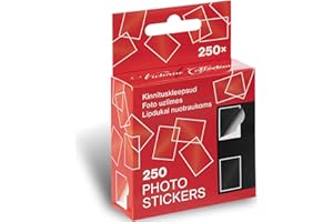 Victoria Collection Selbstklebende Doppelseitige Foto Aufkleber - Säurefrei für Scrapbooking & Kreative Alben | 250 Fototapes mit Einfach zu Bedienendem Foto-Spender