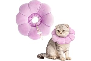 QKURT halskrage katt, mjuk blomma katthalskrage, justerbar katthalskrage, solros katthalskrage för katter och små hundar efte