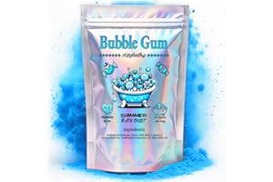 Stsfybaths Blue Bubblegum Shimmer Bath Bomb in A Bag - Handmade Scented Bath Bombs for Women,Kids and Men - Bulk Bathbomb Fizzies Perfect for Boys and Girls All Ages (Small, Blue)