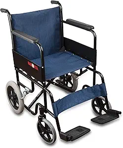 NASONTA Liberty AT comes with high quality Cushioning is a Durable Foldable Portable Manual Wheelchair with Rear 12