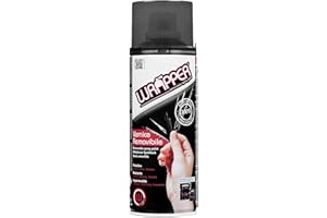 4R Quattroerre.it 16436 Wrapper Spray Oscurante Fanali | Vernice Removibile per Fari Auto | Pellicola Spray Protettiva UV e Anti-Graffio | Wrapping Liquido Made in Italy