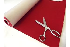 CRS FUR FABRICS Swincraft2 Self Adhesive Felt Baize Fabric Mini Rolls - BERRY, 1/2Mtr - 50cmx45cm