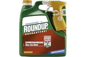 ROUNDUP AC Unkrautfrei Sprühsystem 3 l - Unkrautvernichter schnell und effektive Wirkung in Beeten oder Gartenwegen