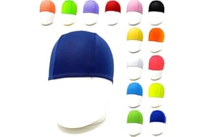 AQASKIN 50 Gorros de natación de poliéster Slim FIT Profesional - Descuentos por CANTIDAD - Gorro de Piscina Unisex - Cantidad Paquetes de 50-500 Piezas
